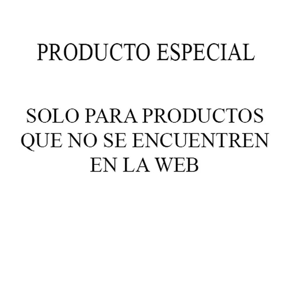 PRODUCTO ESPECIAL COMPLEMENTOS